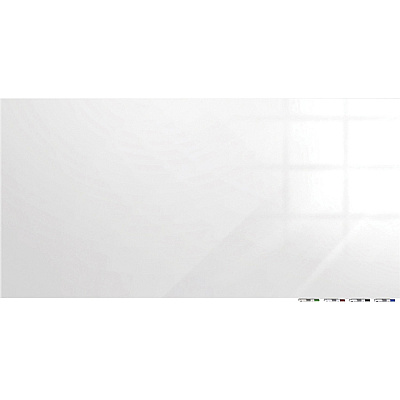 Ghent Aria Low Profile Glass Whiteboard (ARIASM45WH)
