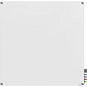 Ghent Harmony Dry Erase Board (HMYSM44WH)