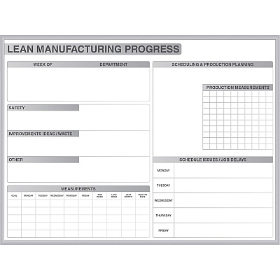 Ghent Dry Erase Board (GRPM302M34)