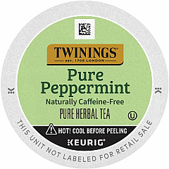 TWININGS Pure Peppermint Herbal Tea K-Cup (TWG08760)