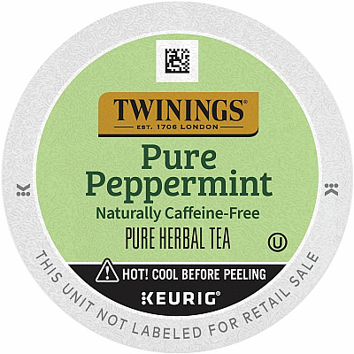 TWININGS Pure Peppermint Herbal Tea K-Cup (TWG08760)