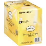 TWININGS Lemon & Ginger Herbal Tea K-Cup (11019)