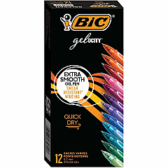 BIC Gel-ocity Gel Pen (BICRGLCGA11AST)