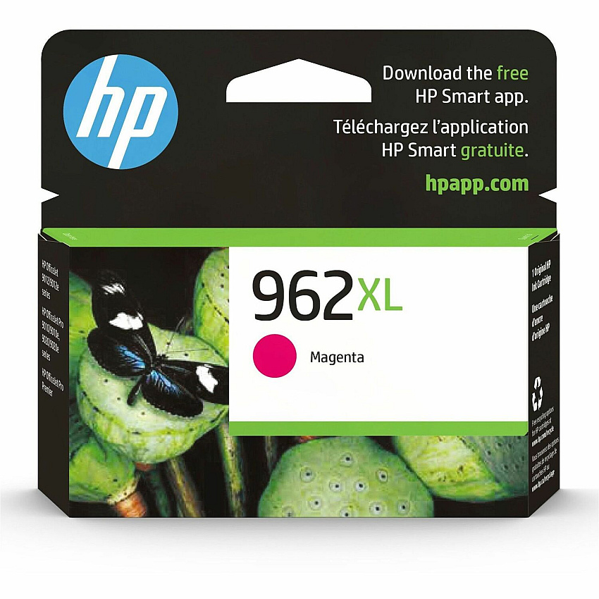 HP 962XL (HEW3JA01AN) Original High Yield Inkjet Ink Cartridge - Magenta - 1 Each