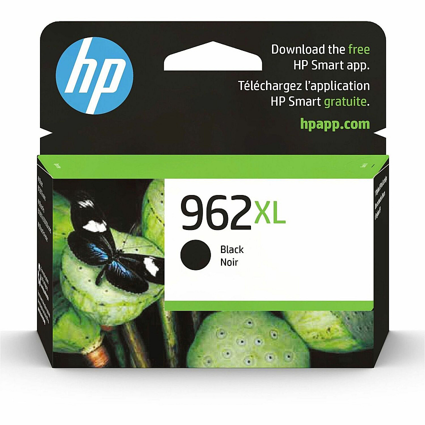 HP 962XL (HEW3JA03AN) Original High Yield Inkjet Ink Cartridge - Black - 1 Each