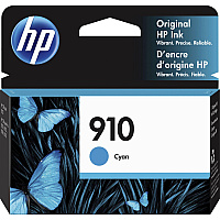 HP 910 (HEW3YL58AN) Original Standard Yield Inkjet Ink Cartridge - Cyan - 1 Each
