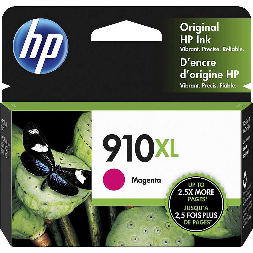 HP 910XL (HEW3YL63AN) Original High Yield Inkjet Ink Cartridge - Magenta - 1 Each