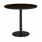KFI 42" Round Vintage Wood Bistro Table (42R922BK38LE)