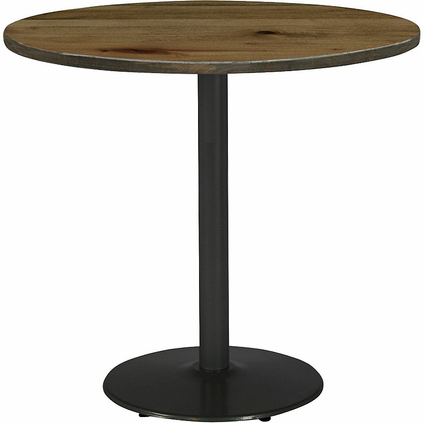 KFI 42" Round Vintage Wood Bistro Table (42R922BK38LN)