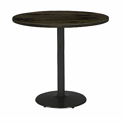 KFI 36" Round Vintage Wood Bistro Table (36R922BK38LB)