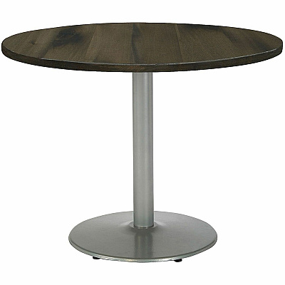 KFI 30" Round Vintage Wood Top Table (30R917SLLTB)