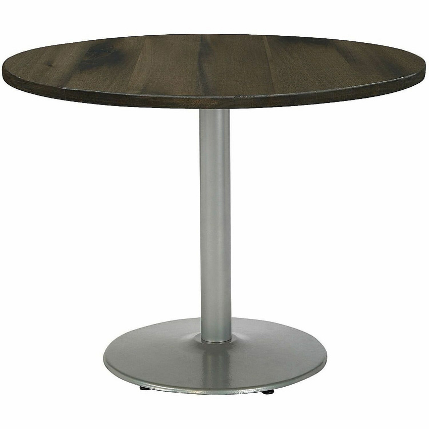 KFI 30" Round Vintage Wood Top Table (30R917SLLTB)