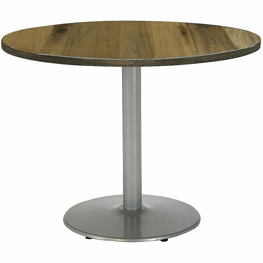 KFI 30" Round Vintage Wood Top Table (30R917SLLTN)
