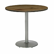 KFI 42" Round Vintage Wood Bistro Table (42R922SL38LN)