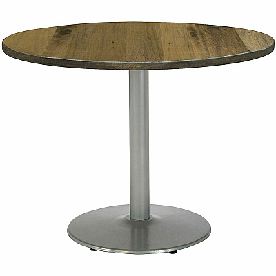 KFI 42" Round Vintage Wood Top Table (42R922SLLTN)
