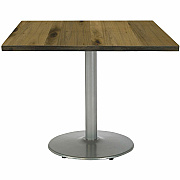 KFI 30" Square Wood Pedestal Table (30S917SLLTN)