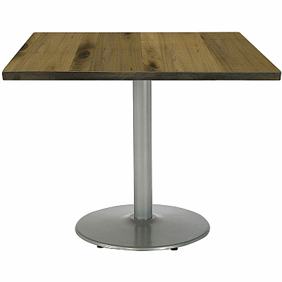 KFI 30" Square Wood Pedestal Table (30S917SLLTN)