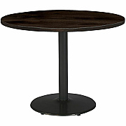 KFI 30" Round Vintage Wood Top Table (30R917BKLTE)
