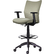 9 to 5 Seating Drafting Stool with Posture Back Control, Armless (2366P1001DO)