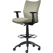 9 to 5 Seating Drafting Stool with Posture Back Control, Armless (2366P1001LA)