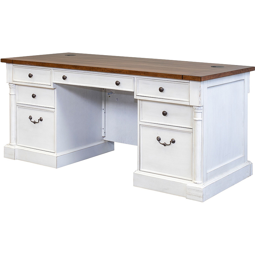 Martin Double Pedestal Executive Desk 7-Drawer (IMDU680)