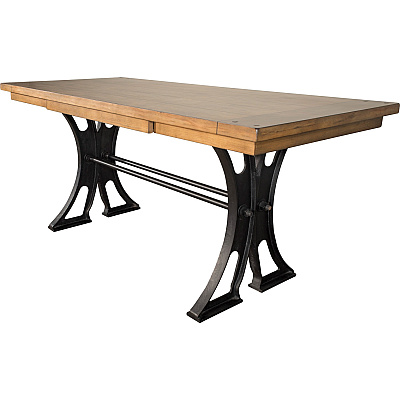 Martin Toulouse Writing Desk with Heavy Cast Legs (IMTE384TBLBR)