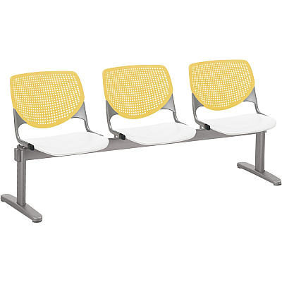 KFI Kool 3 Seat Beam Chair (2300BEAM3128)