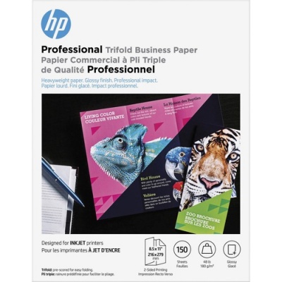 HP Professional Trifold Business Paper - White (4WN12A)