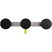 Alba Triple Metal Wall Coat Peg (PMS3)