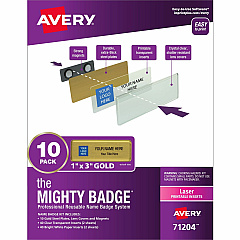 The Mighty Badge Mighty Badge Professional Reusable Name Badge System (AVE71204)