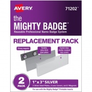The Mighty Badge Professional Reusable Name Badge System Replacement Pack (71202)