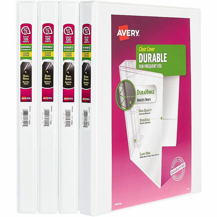 Avery Durable View 3 Ring Binders (AVE03362)