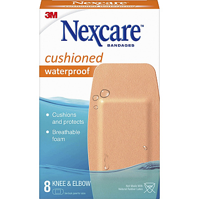 Nexcare Extra-Cushion Knee/Elbow Bandages (MMM52208CB)