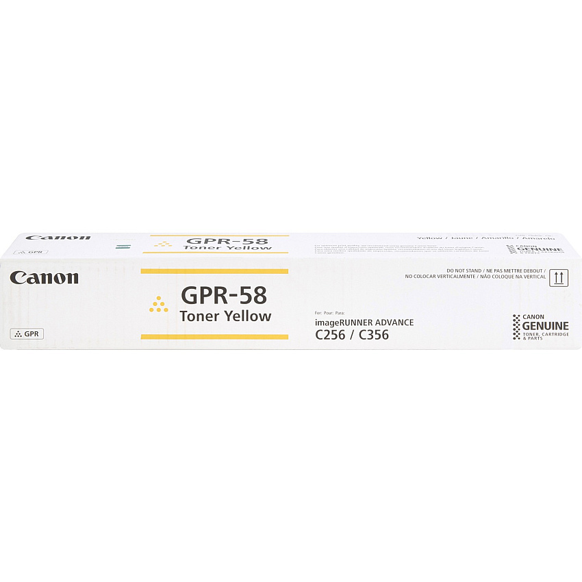 Canon GPR-58 Original Laser Toner Cartridge - Yellow - 1 Each (CNM2185C003)