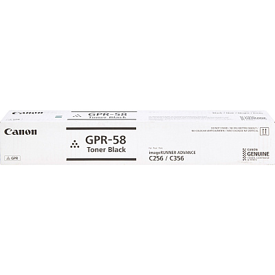 Canon GPR-58 Original Laser Toner Cartridge - Black - 1 Each (CNM2182C003)