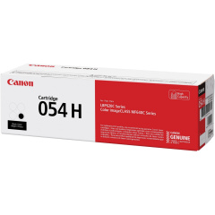 Canon 054H Original High Yield Laser Toner Cartridge - Black - 1 Each (CRTDG054HBK)