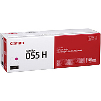 Canon 055H Original High Yield Laser Toner Cartridge - Magenta - 1 Each (CNMCRTDG055HM)