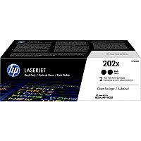 HP 202X (HEWCF500XD) Original High Yield Laser Toner Cartridge - Multi-pack - Black - 1 Each