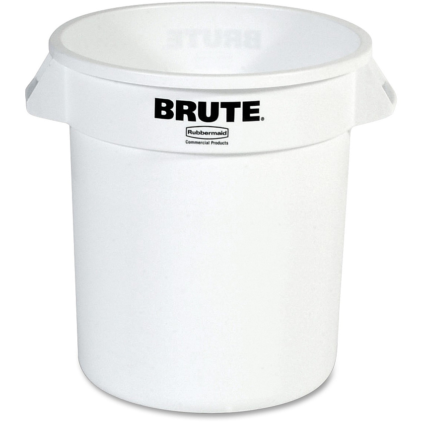 Rubbermaid Commercial Brute 10-Gallon Vented Container (RCP261000WH)