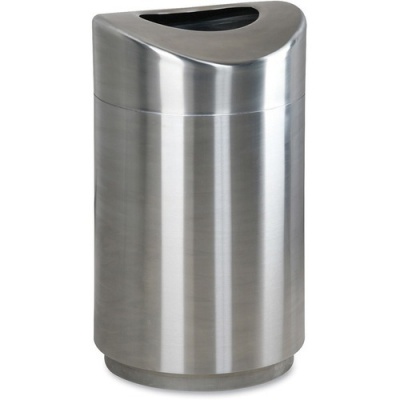 Rubbermaid Commercial Eclipse Open Top Metal Receptacle (R2030SSPL)