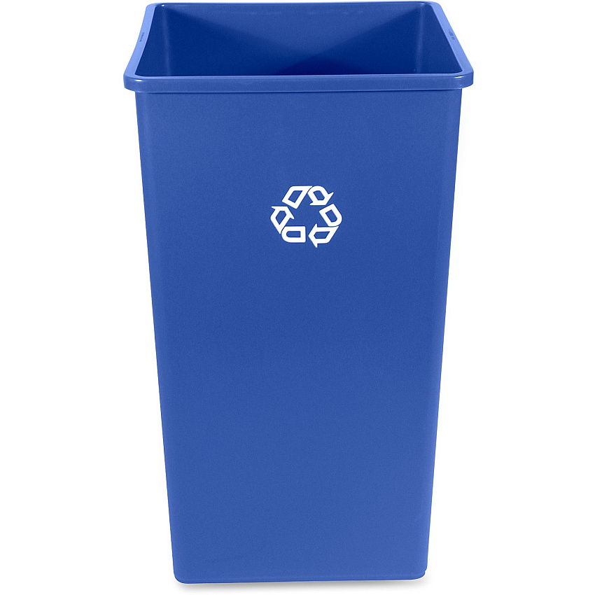 Rubbermaid Commercial 50-Gallon Square Recycling Container (RCP395973BECT)