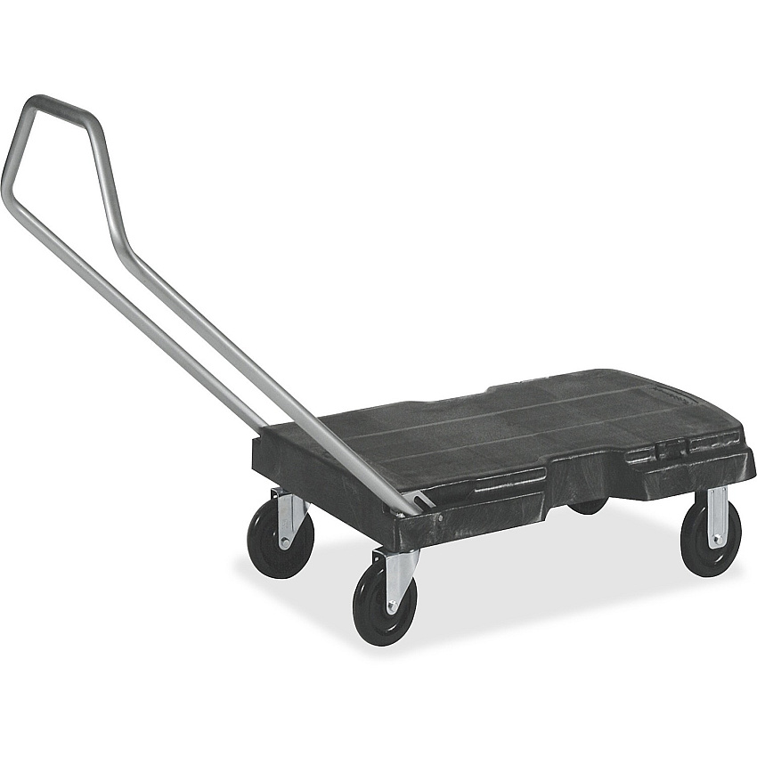 Rubbermaid Commercial Utility Duty Triple Trolley (RCP440100BK)