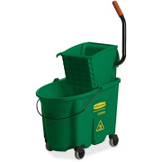 Rubbermaid Commercial WaveBrake 35 QT Side Press & Wringer (758888GN)