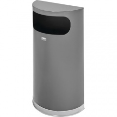 Rubbermaid Commercial 9-gallon Half Round Indoor Decorative Waste Container (SO820PLANT)