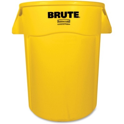 Rubbermaid Commercial Brute 44-Gallon Vented Utility Container (264360YL)
