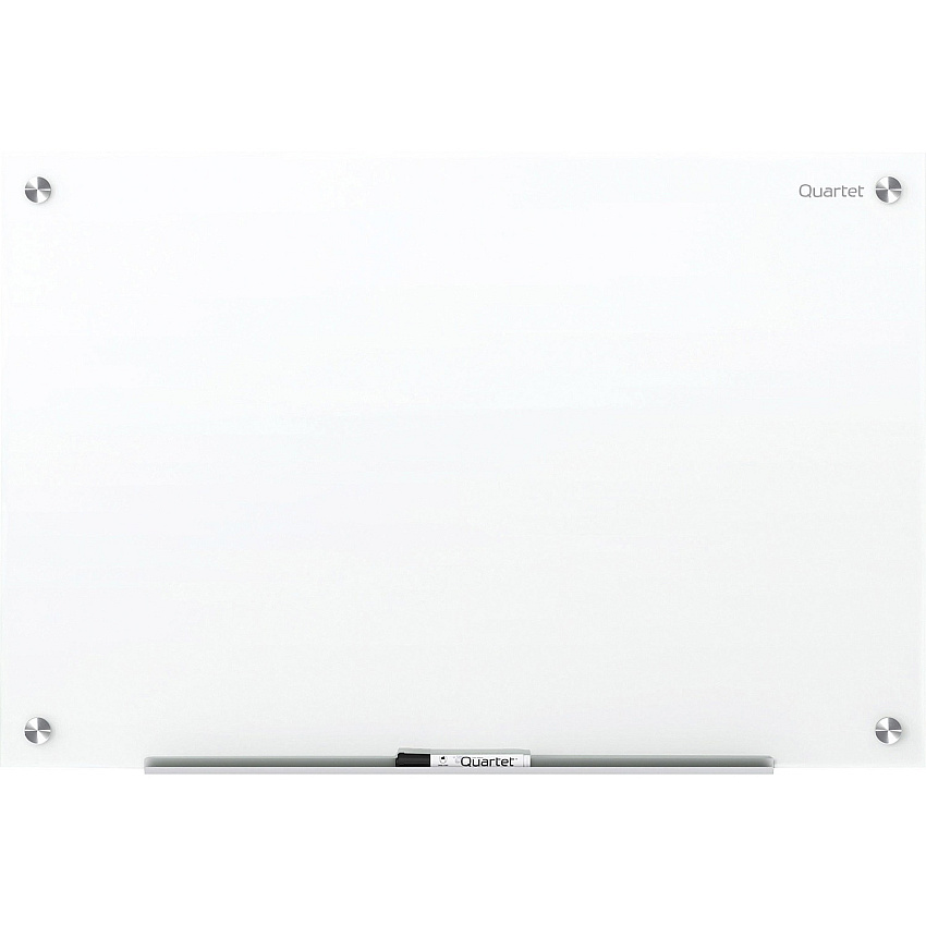 Quartet Magnetic Glass Dry-Erase Board (QRTG29648W)