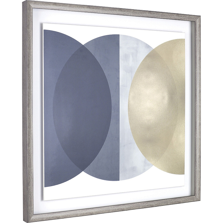 Lorell Circle I Framed Abstract Art (LLR04474)