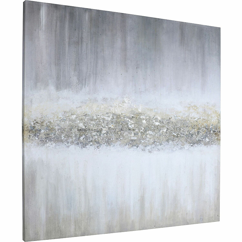 Lorell Raining Sky Frameless Abstract Art (LLR04480)