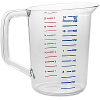 Rubbermaid Commercial Bouncer 2-quart Measuring Cup (RCP3217CLE)