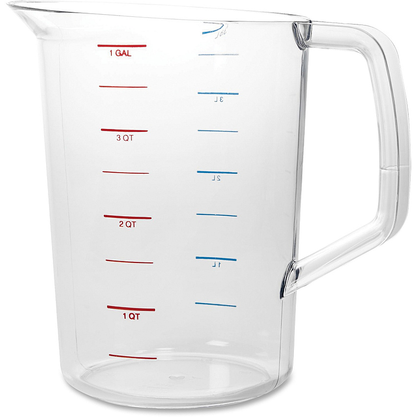 Rubbermaid Commercial Bouncer 4 Quart Measuring Cup (RCP3218CLE)